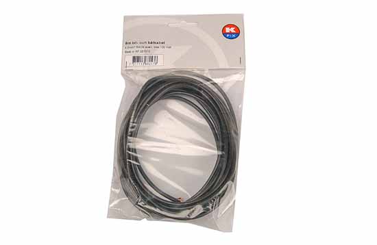 Kabel RKUB 4.0 svart, 5m/forp.