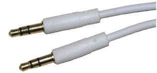 AUX kabel 3,5mm hann/hann 50cm