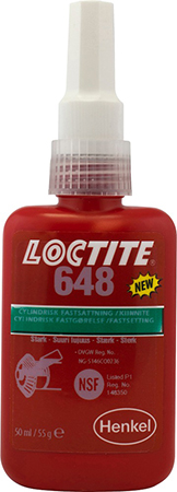 Loctite 648 50ml Sylindrisk fa