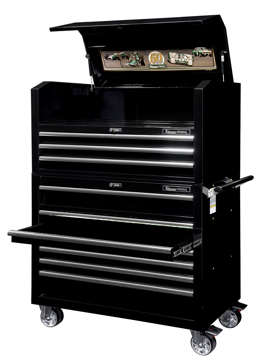 Verkt�yvogn med toppskap. Bred