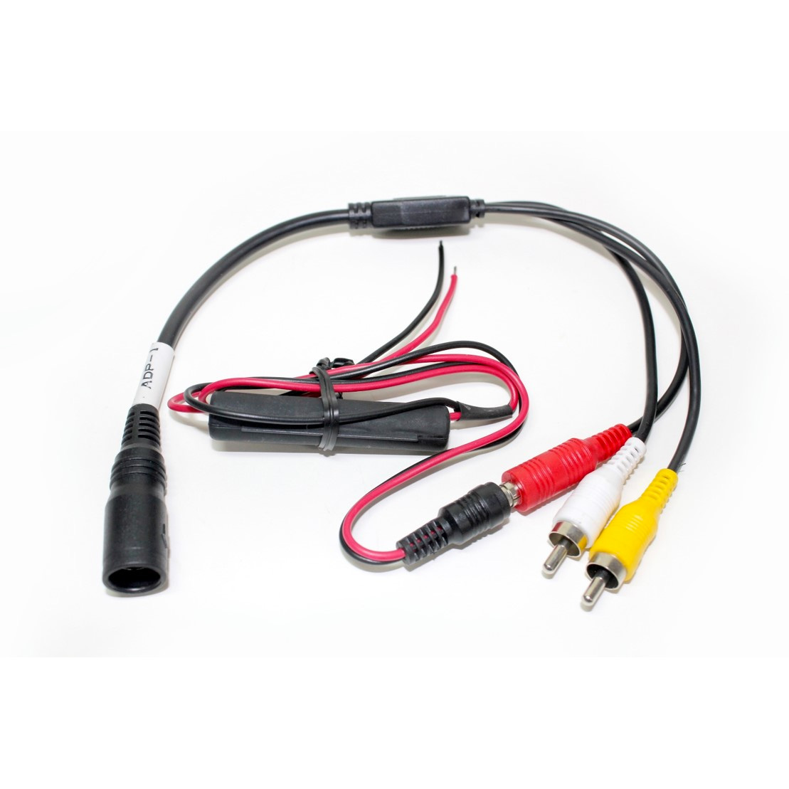 MiniDIN (hun) til RCA A/V, DC