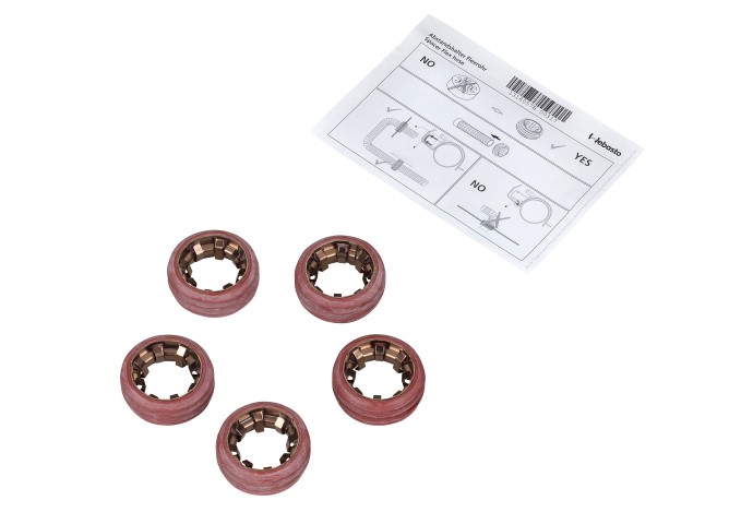 Silikon beskyttelsesring 5st/f