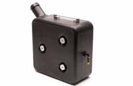 Drivstofftank 24 L, svart plas