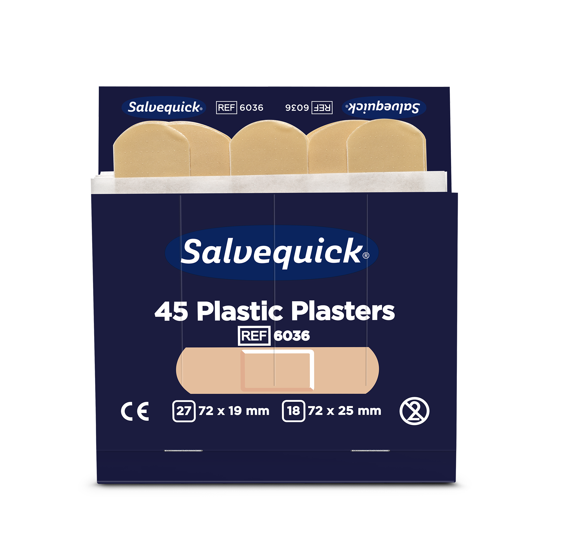 Plastplaster refill, 6 stk.