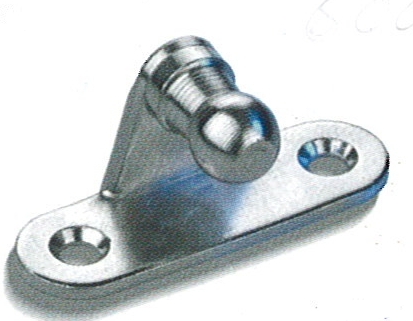 Beslag 3mm metall med kule �10