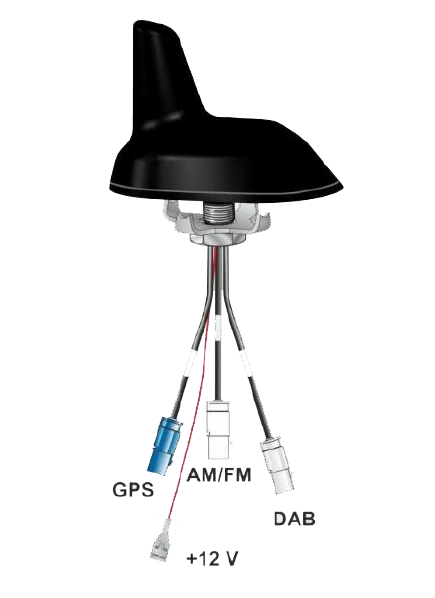 Antenne DAB-A-GPS-a Shark