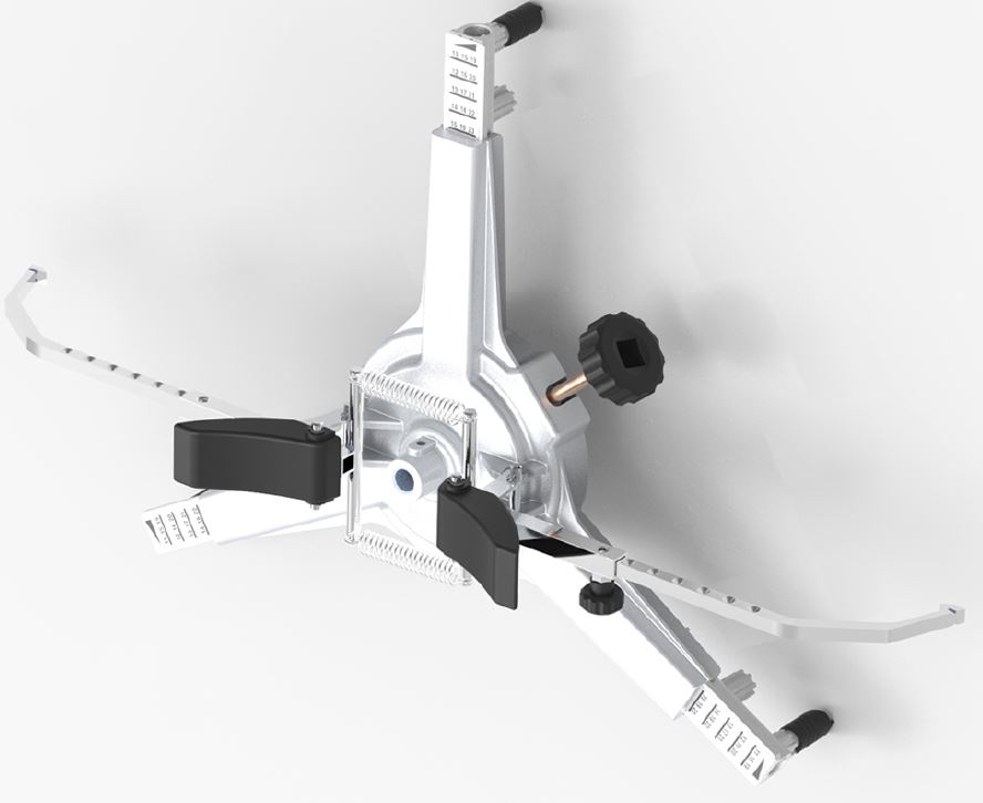 Pair of self-centering 3 point