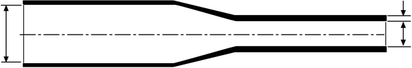 Krympeslange m. lim 6-2, svart