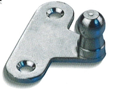 Beslag 3mm metall med kule �10