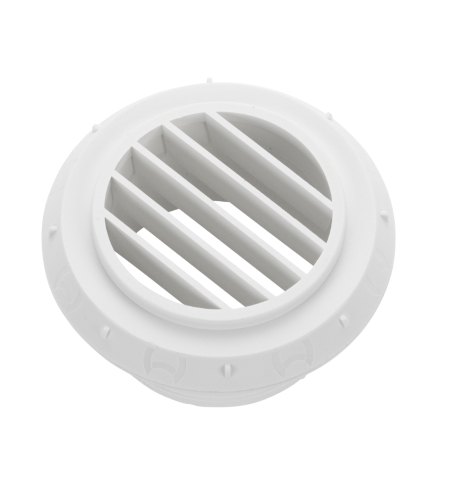 Utl�p � 60mm/90� hvit