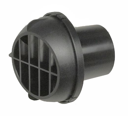 Luftutslipp �60 mm, plast