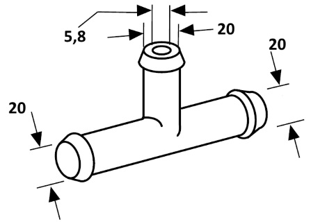 T-r�r �20x20x20 mm