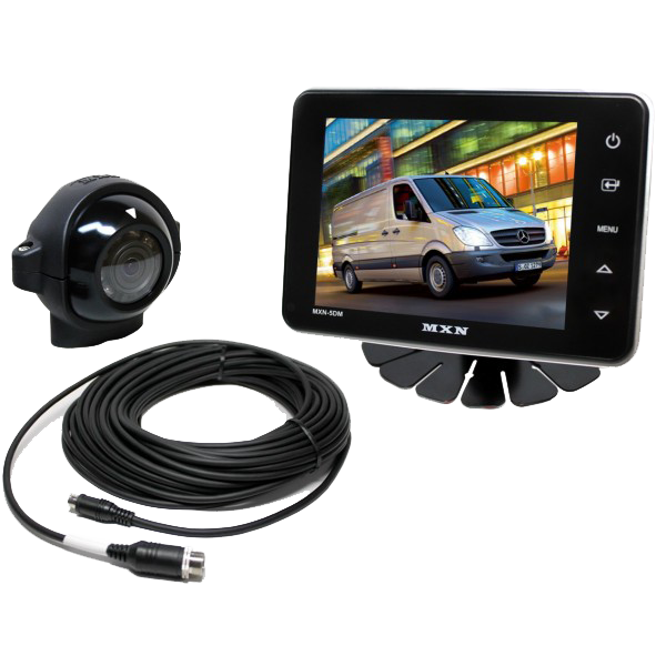 Ryggekamerapakke med 5 skjerm