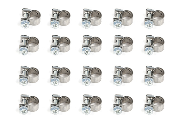 Slangeklemme  8 mm 20st/fpk