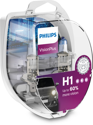 Halogenglödl H1 VisionPlus 12V