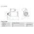 Startmotor utbytes 12V/2,2kW