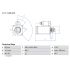 Startmotor Byttedel 12V/085kW