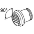 Luftutslipp 90� �80mm
