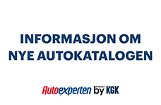 Informasjon om nye Autokatalogen
